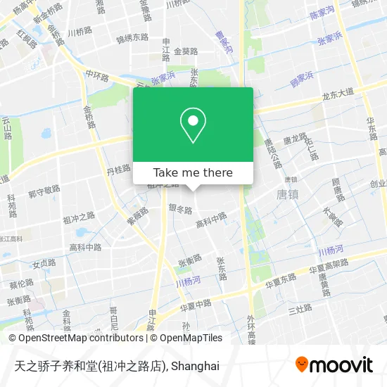 天之骄子养和堂(祖冲之路店) map