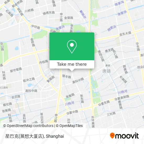 星巴克(展想大厦店) map