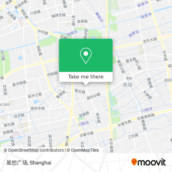 展想广场 map