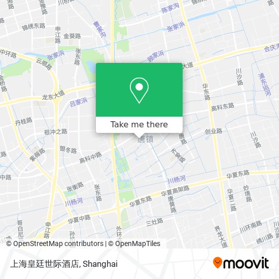 上海皇廷世际酒店 map