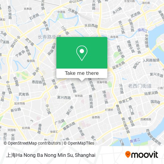 上海Ha Nong Ba Nong Min Su map