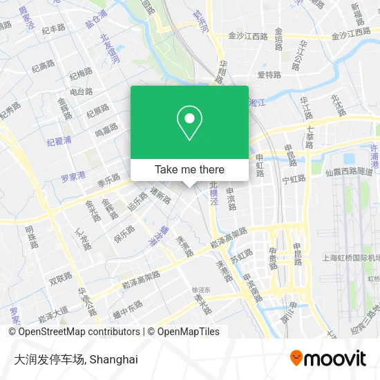 大润发停车场 map