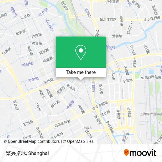 繁兴桌球 map