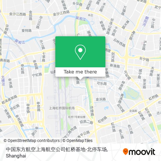 中国东方航空上海航空公司虹桥基地-北停车场 map