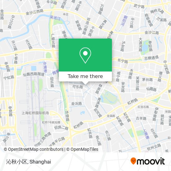 沁秋小区 map