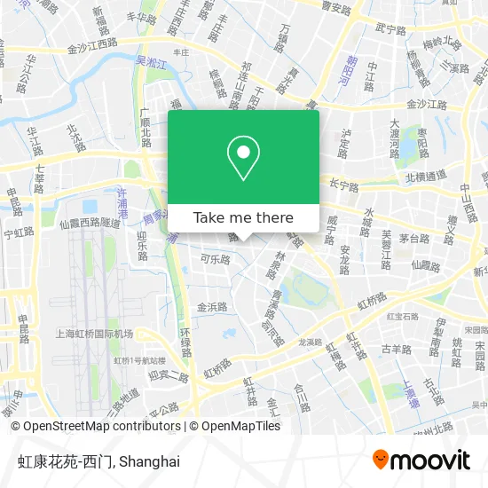 虹康花苑-西门 map