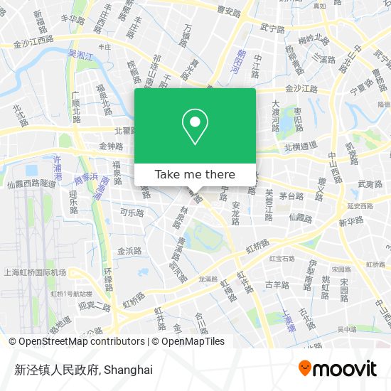 新泾镇人民政府 map