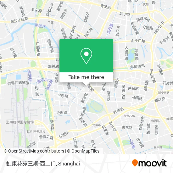 虹康花苑三期-西二门 map