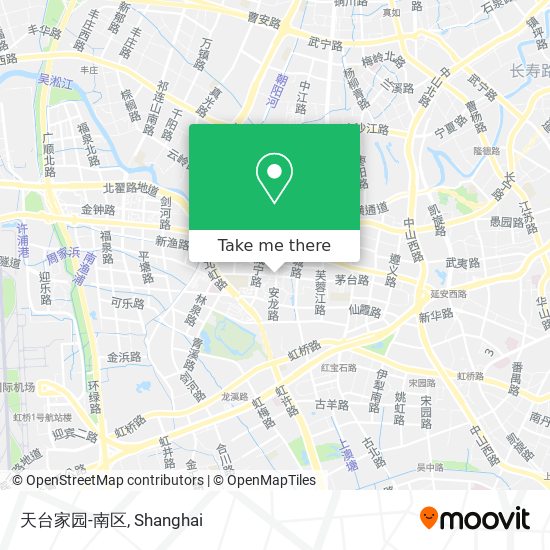 天台家园-南区 map