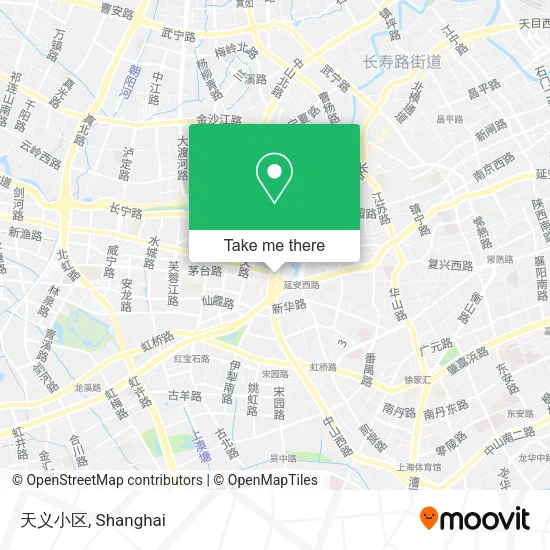 天义小区 map