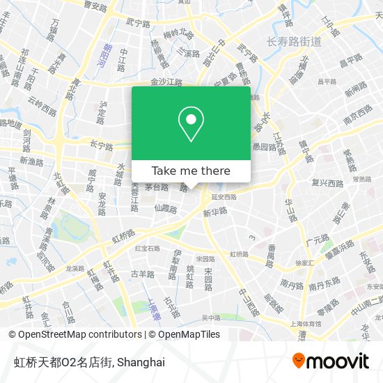 虹桥天都O2名店街 map