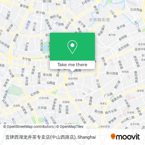 贡牌西湖龙井茶专卖店(中山西路店) map