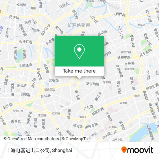 上海电器进出口公司 map
