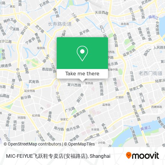 MIC-FEIYUE飞跃鞋专卖店(安福路店) map