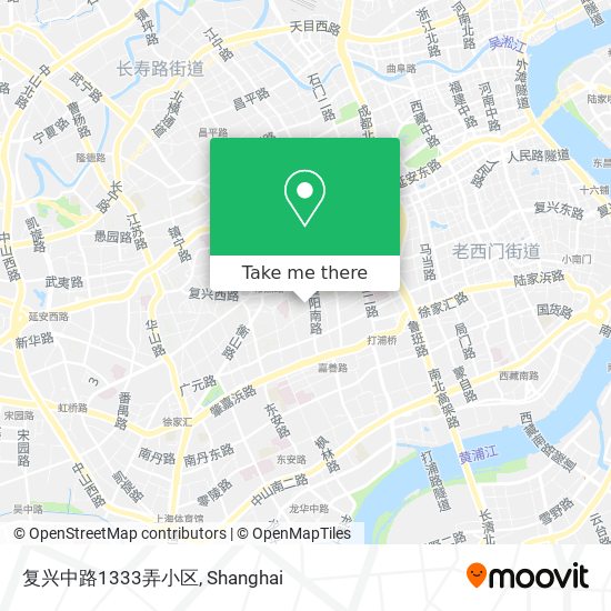 复兴中路1333弄小区 map