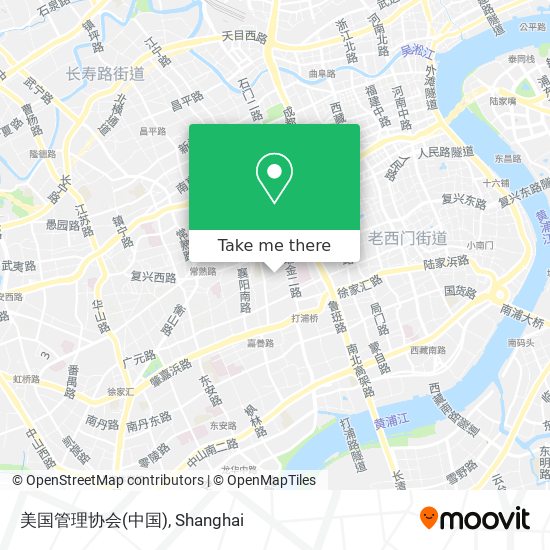 美国管理协会(中国) map