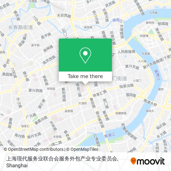 上海现代服务业联合会服务外包产业专业委员会 map