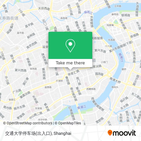 交通大学停车场(出入口) map