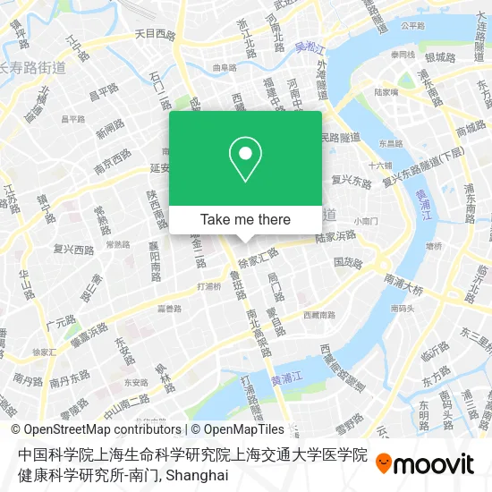 中国科学院上海生命科学研究院上海交通大学医学院健康科学研究所-南门 map