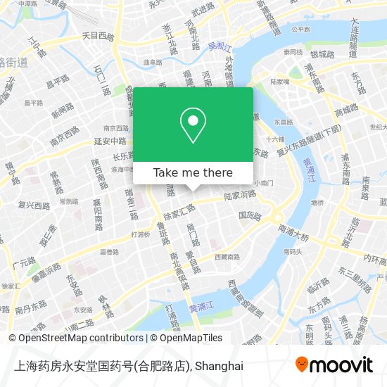 上海药房永安堂国药号(合肥路店) map