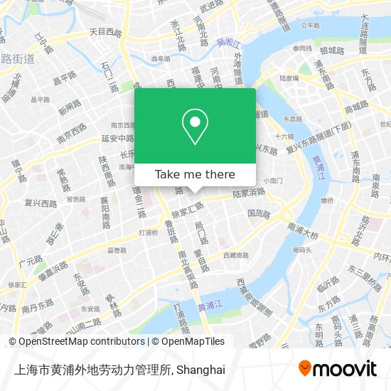 上海市黄浦外地劳动力管理所 map