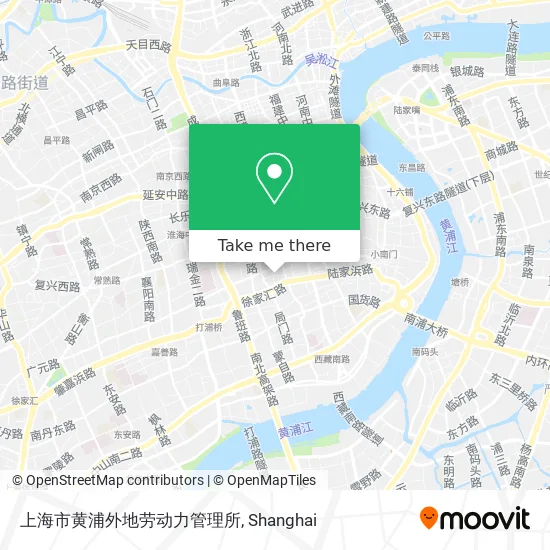 上海市黄浦外地劳动力管理所 map