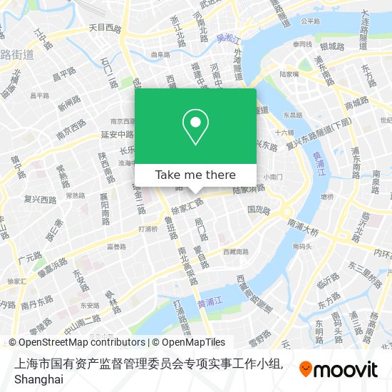上海市国有资产监督管理委员会专项实事工作小组 map