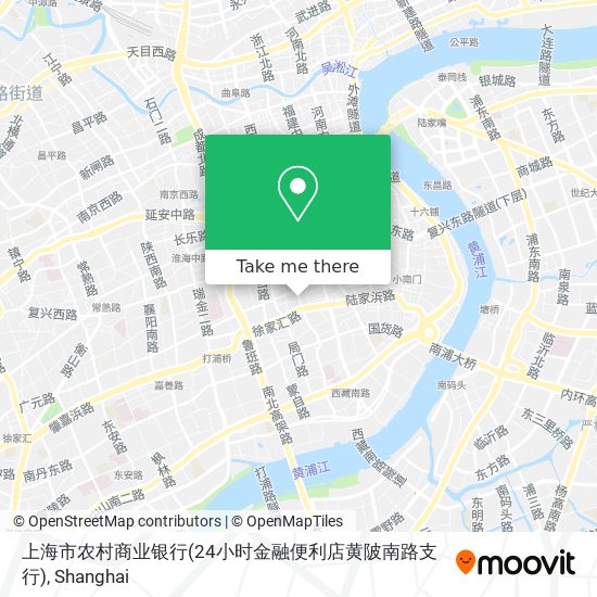 上海市农村商业银行(24小时金融便利店黄陂南路支行) map