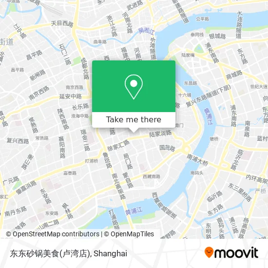 东东砂锅美食(卢湾店) map