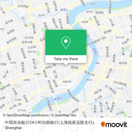 中国农业银行24小时自助银行(上海陆家浜路支行) map