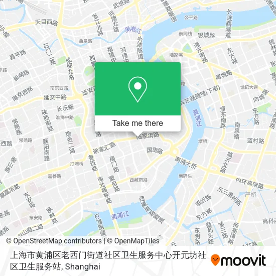 上海市黄浦区老西门街道社区卫生服务中心开元坊社区卫生服务站 map
