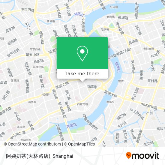 阿姨奶茶(大林路店) map