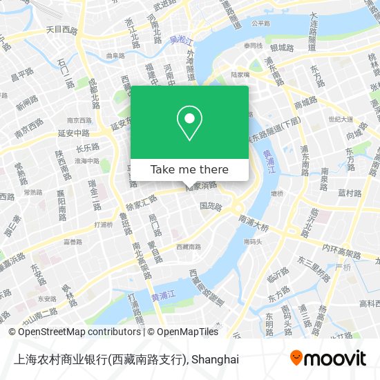 上海农村商业银行(西藏南路支行) map