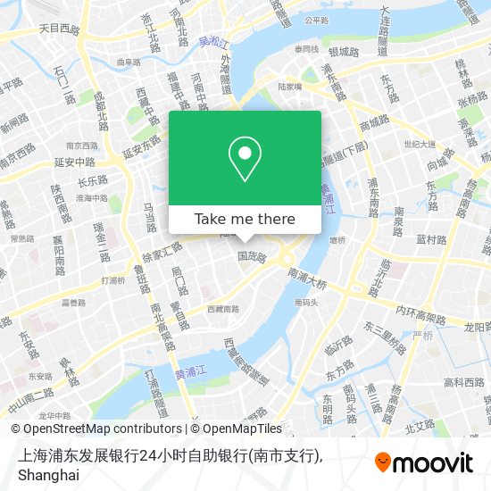 上海浦东发展银行24小时自助银行(南市支行) map