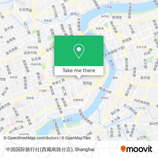 中国国际旅行社(西藏南路分店) map