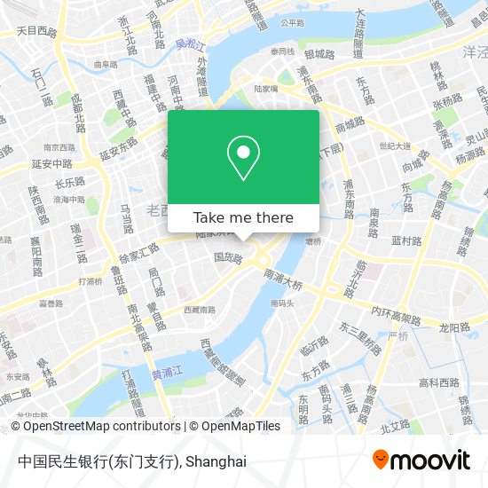 中国民生银行(东门支行) map