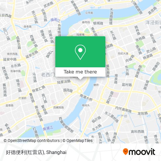 好德便利(红雷店) map