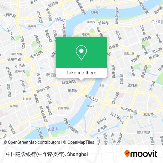 中国建设银行(中华路支行) map