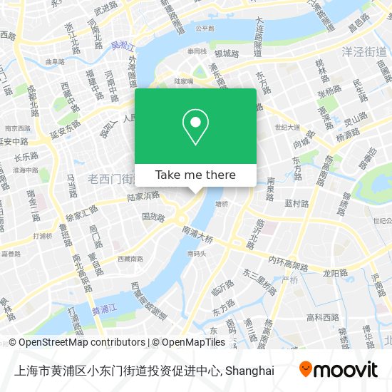 上海市黄浦区小东门街道投资促进中心 map