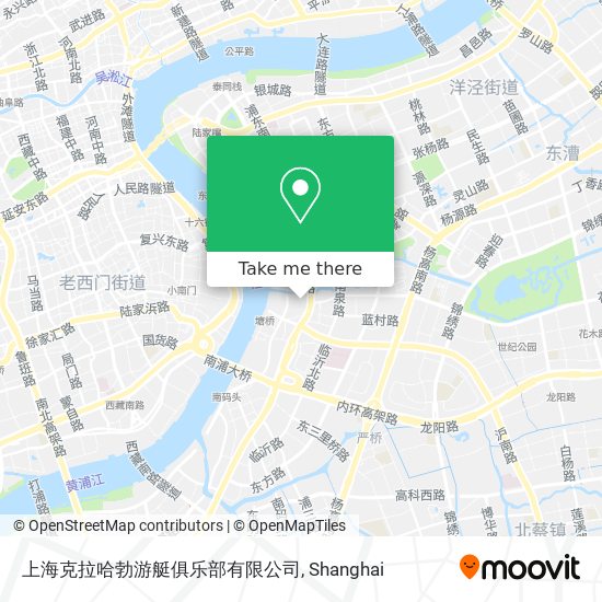 上海克拉哈勃游艇俱乐部有限公司 map