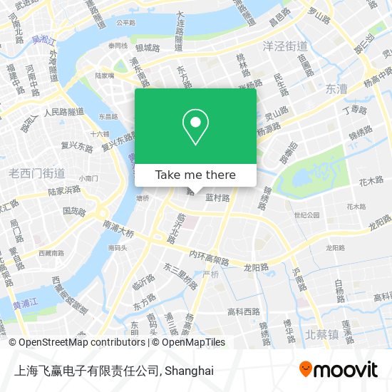 上海飞赢电子有限责任公司 map