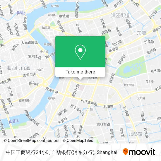 中国工商银行24小时自助银行(浦东分行) map