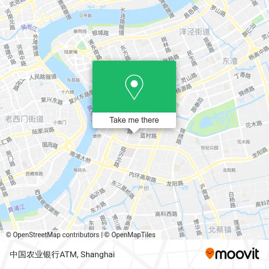 中国农业银行ATM map