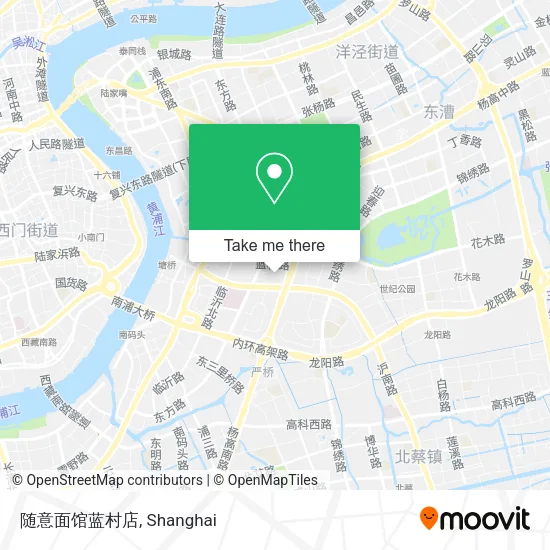 随意面馆蓝村店 map