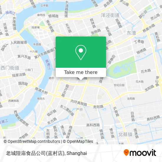 老城隍庙食品公司(蓝村店) map