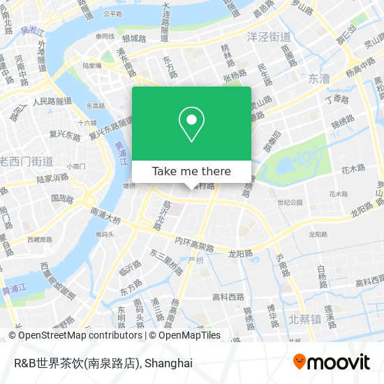 R&B世界茶饮(南泉路店) map