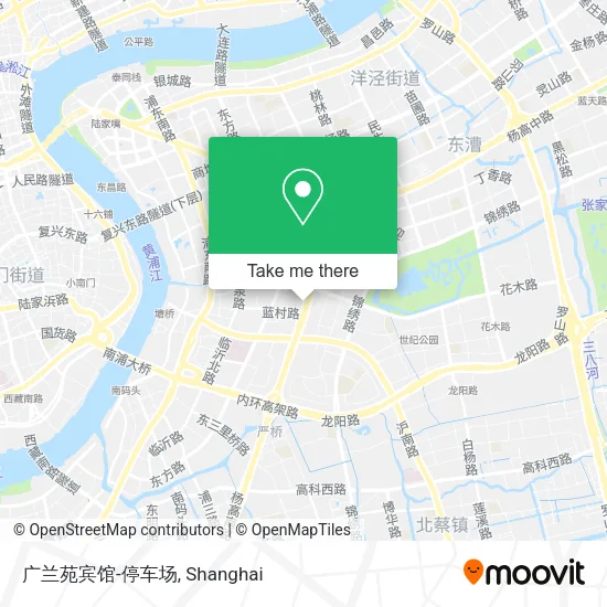 广兰苑宾馆-停车场 map