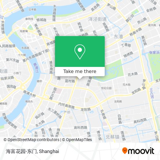 海富花园-东门 map