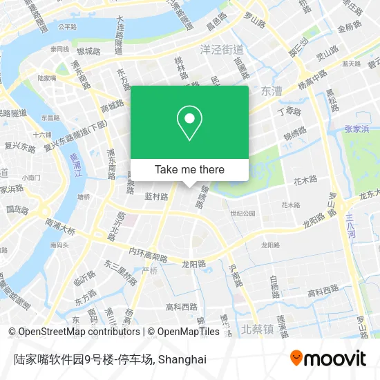 陆家嘴软件园9号楼-停车场 map