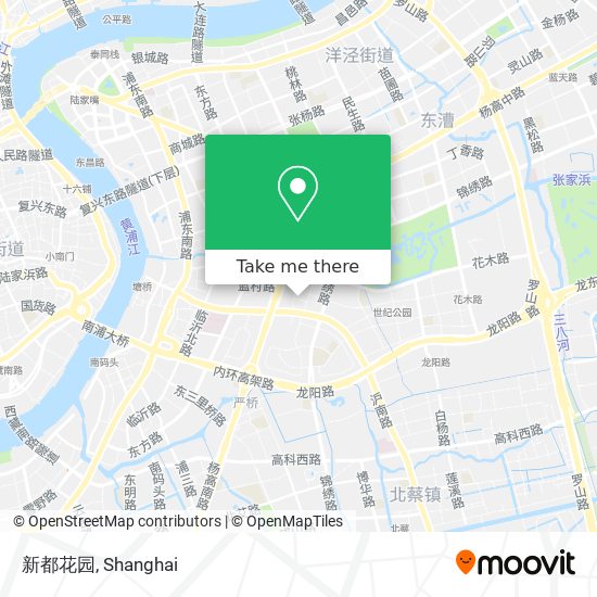 新都花园 map